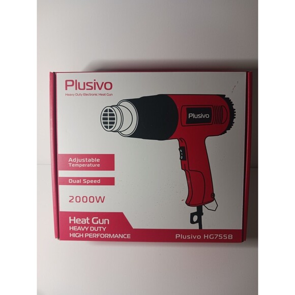 Plusivo Heat Gun New in Box Heavy Duty Electric, 2000W Tool Hobby Garage Art - Picture 6 of 6